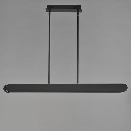 ET2 Lighting Belt Adjustable 2 Light Linear Pendant, Black