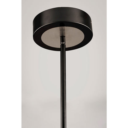 ET2 Lighting Phaeton LED 14-Light Chandelier in Black/Brushed Aluminum