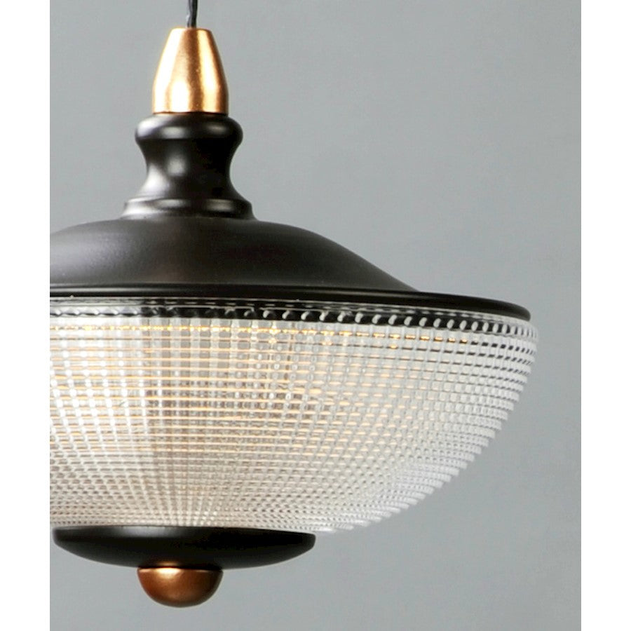 ET2 Lighting Bella 3 Light Pendant, Bronze/Gold