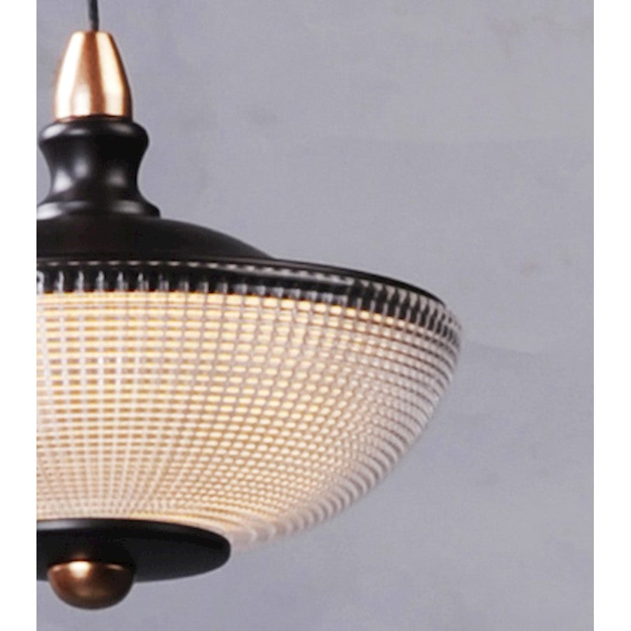 ET2 Lighting Bella-3 Light Linear Pendant, Bronze/Gold