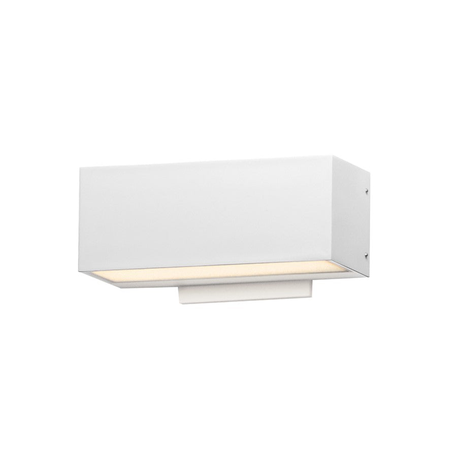 ET2 Lighting Blok 2-Light 9" LED Outdoor Wall Sconce, White - E23219-WT