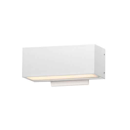 ET2 Lighting Blok 2-Light 9" LED Outdoor Wall Sconce, White
