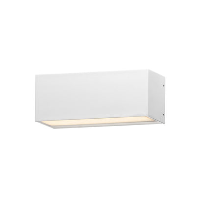 ET2 Lighting Blok 2-Light 9" LED Outdoor Wall Sconce, White