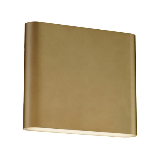ET2 Lighting Spartan 2 Light 9.5" Indoor Wall Sconce, Brass