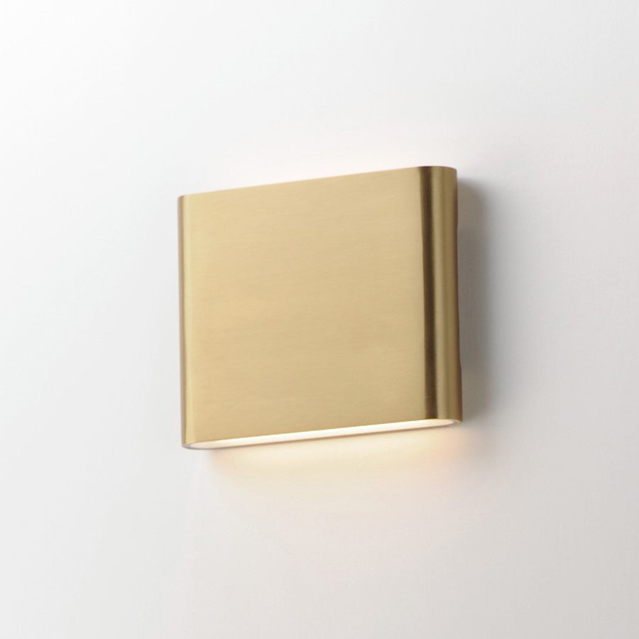 ET2 Lighting Spartan 2 Light 9.5" Indoor Wall Sconce, Brass