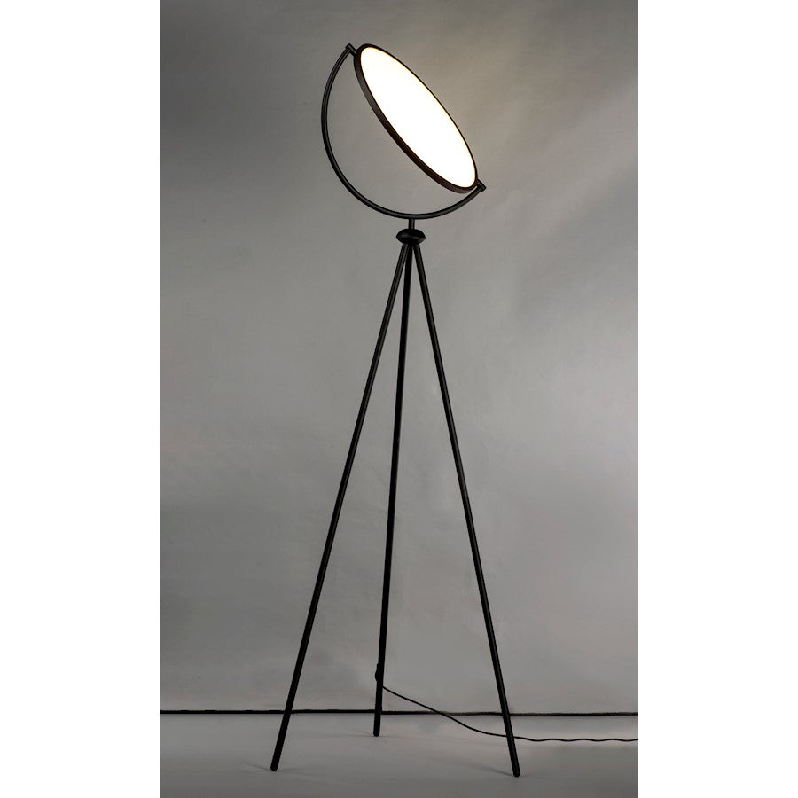 ET2 Lighting Paddle LED Floor Lamp, Black