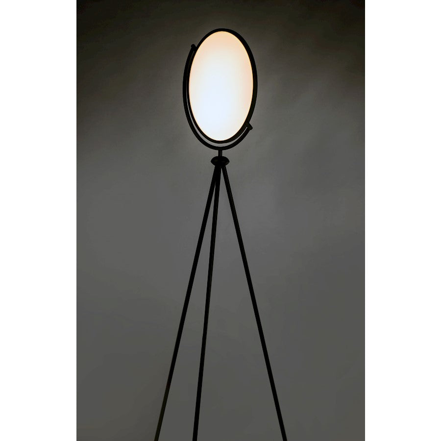 ET2 Lighting Paddle LED Floor Lamp, Black