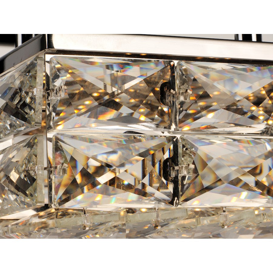 ET2 Lighting Zephyr LED 1-Light Flush Mount, Black