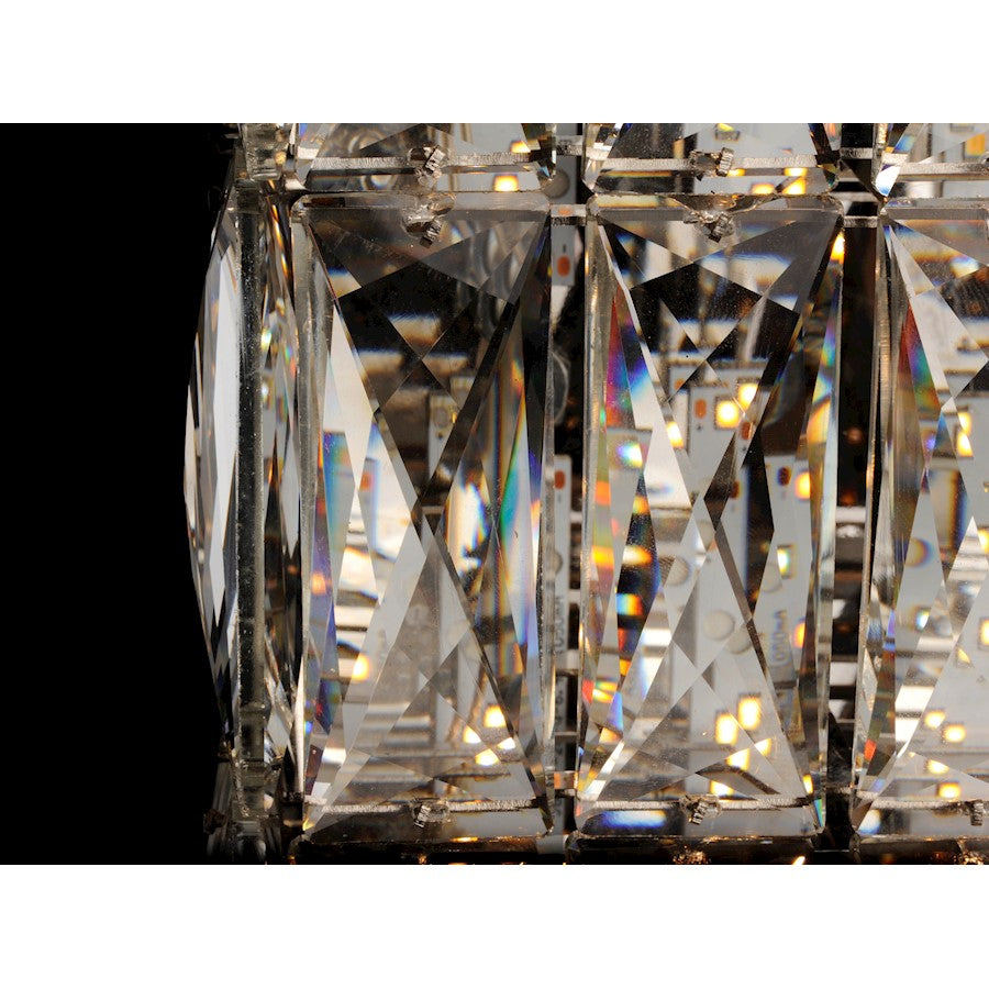 ET2 Lighting Zephyr LED 1-Light Flush Mount, Black