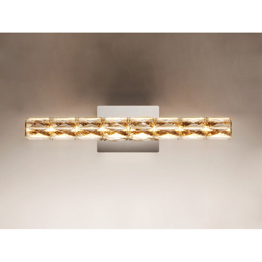 ET2 Lighting Zephyr LED 1-Light Medium Sconce, Chrome