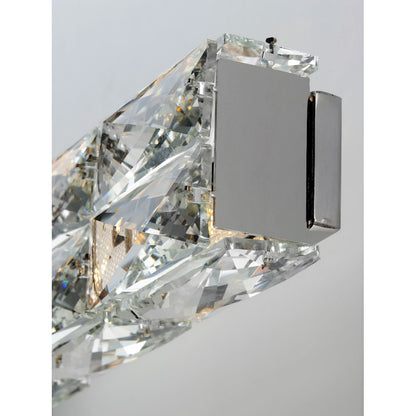 ET2 Lighting Zephyr LED 1-Light Medium Sconce, Chrome