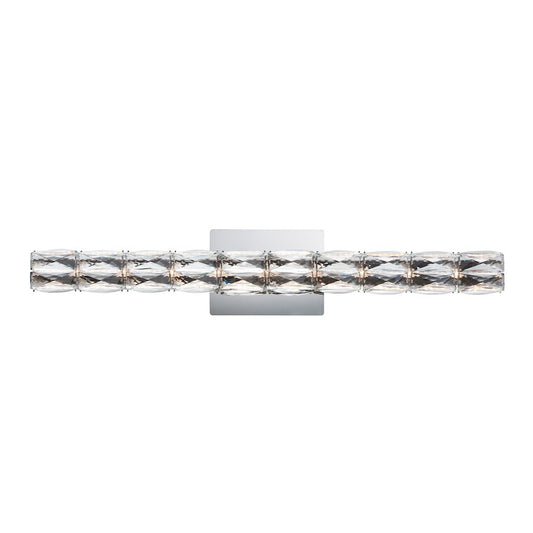 ET2 Lighting Zephyr LED 1-Light Large Wall Sconce, Polished Chrome