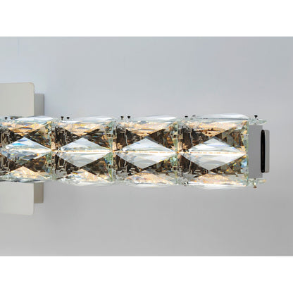 ET2 Lighting Zephyr LED 1-Light Large Wall Sconce, Polished Chrome