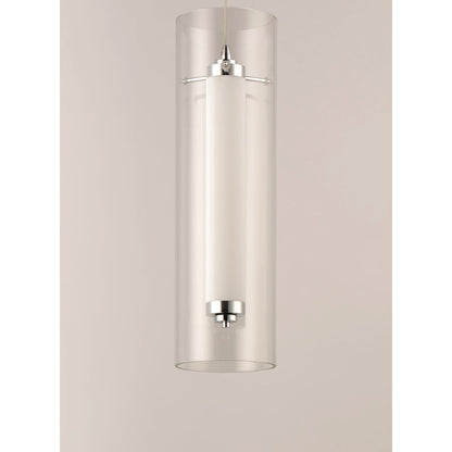 ET2 Lighting Centrum LED 1-Light Small Pendant in Polished Chrome