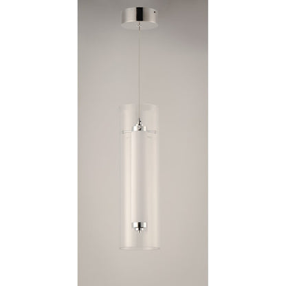 ET2 Lighting Centrum LED 1-Light Small Pendant in Polished Chrome