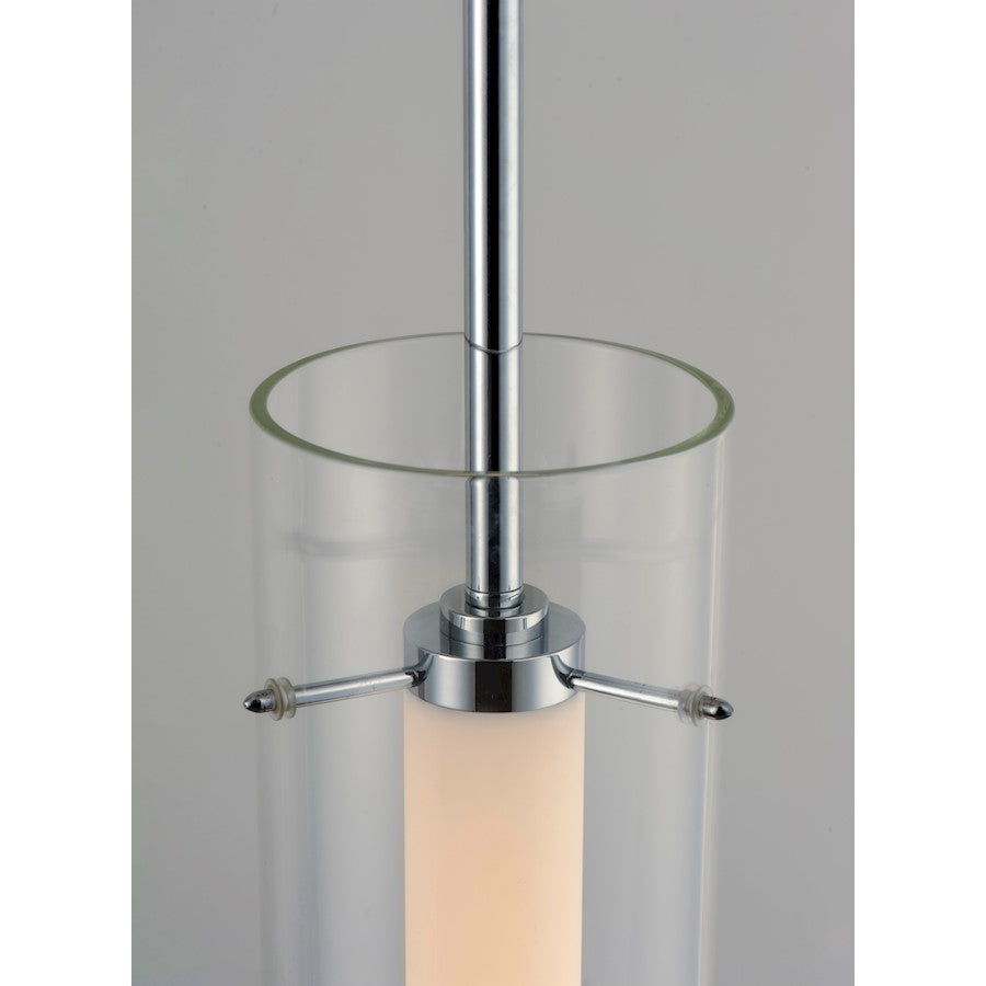 ET2 Lighting Centrum LED 1-Light Medium Pendant in Polished Chrome