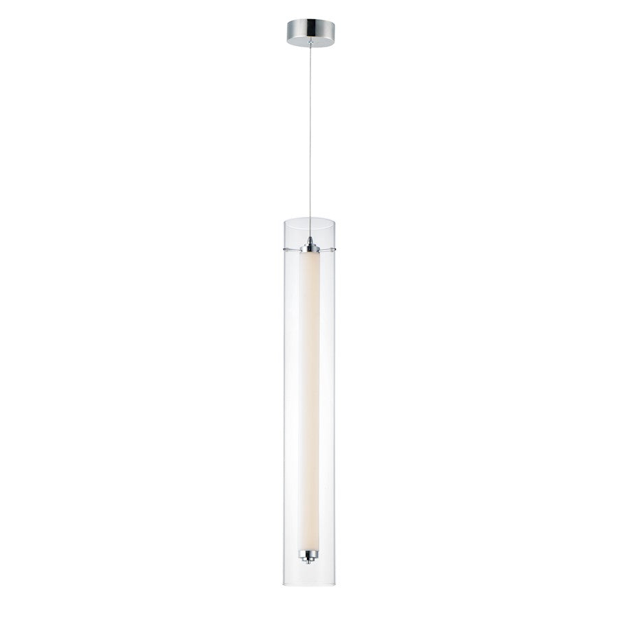 ET2 Lighting Centrum LED 1-Light Large Pendant in Polished Chrome