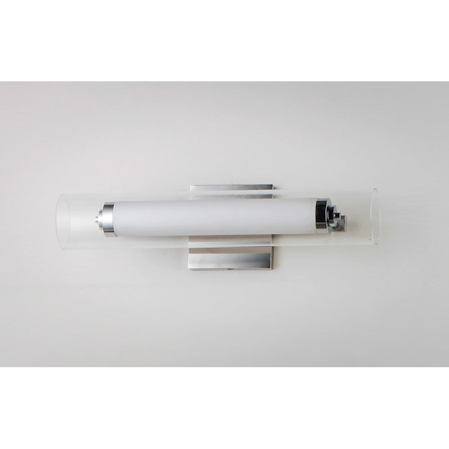 ET2 Lighting Centrum LED 1-Light 18" Bath Vanity in Polished Chrome