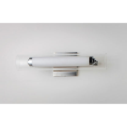 ET2 Lighting Centrum LED 1-Light 18" Bath Vanity in Polished Chrome