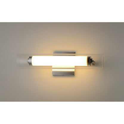 ET2 Lighting Centrum LED 1-Light 18" Bath Vanity in Polished Chrome