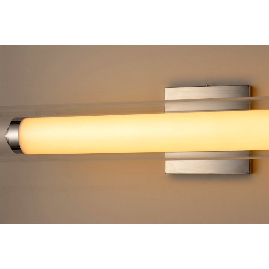 ET2 Lighting Centrum LED 1-Light 24" Bath Vanity in Polished Chrome