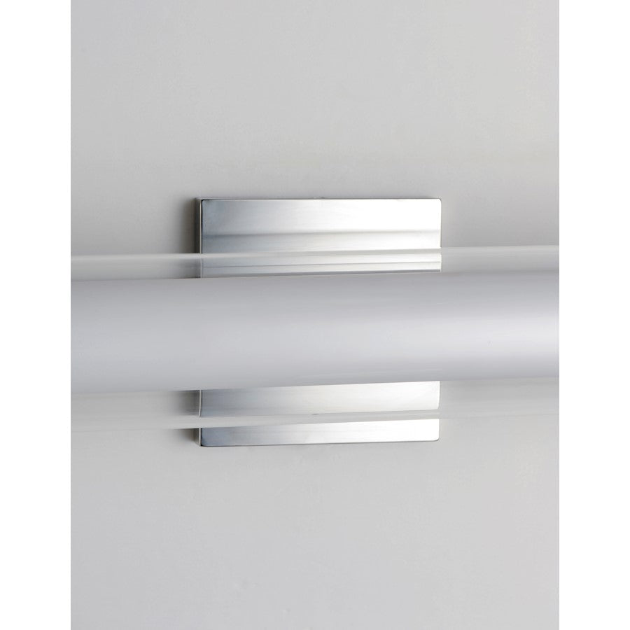 ET2 Lighting Centrum LED 1-Light 24" Bath Vanity in Polished Chrome
