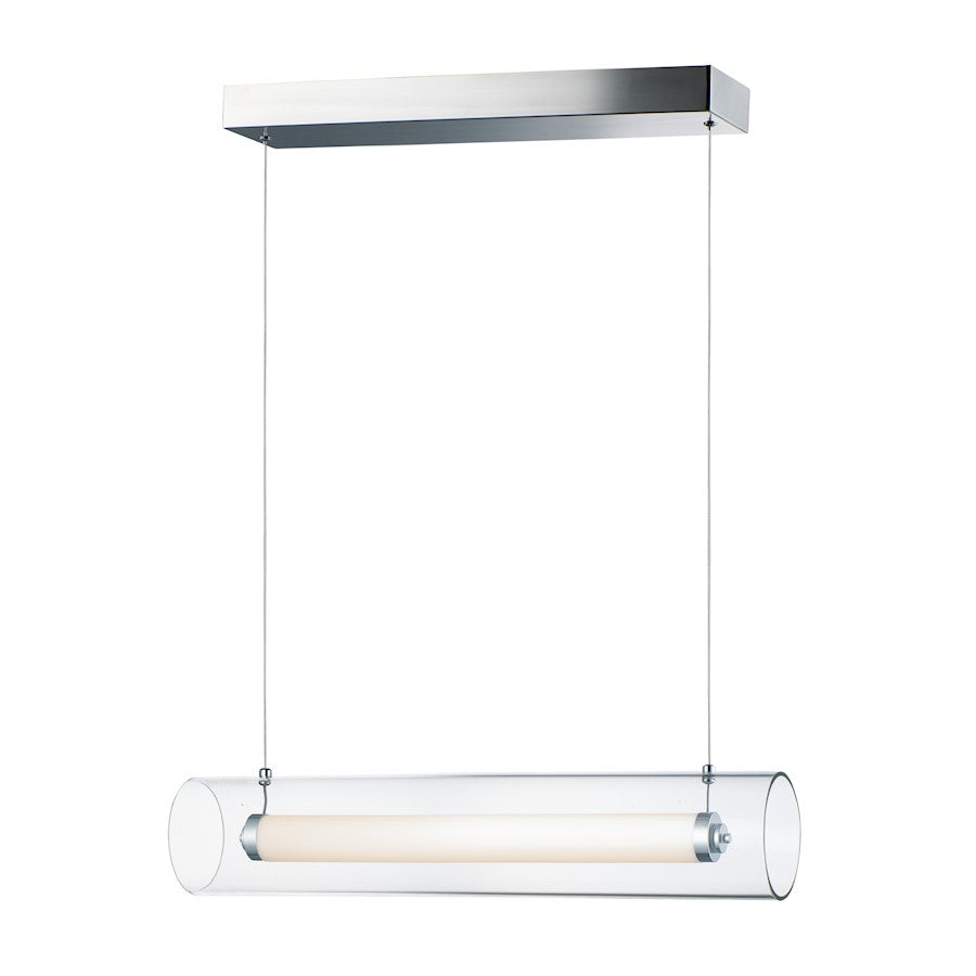 ET2 Lighting Centrum LED 1-Light 24" Linear Pendant in Polished Chrome