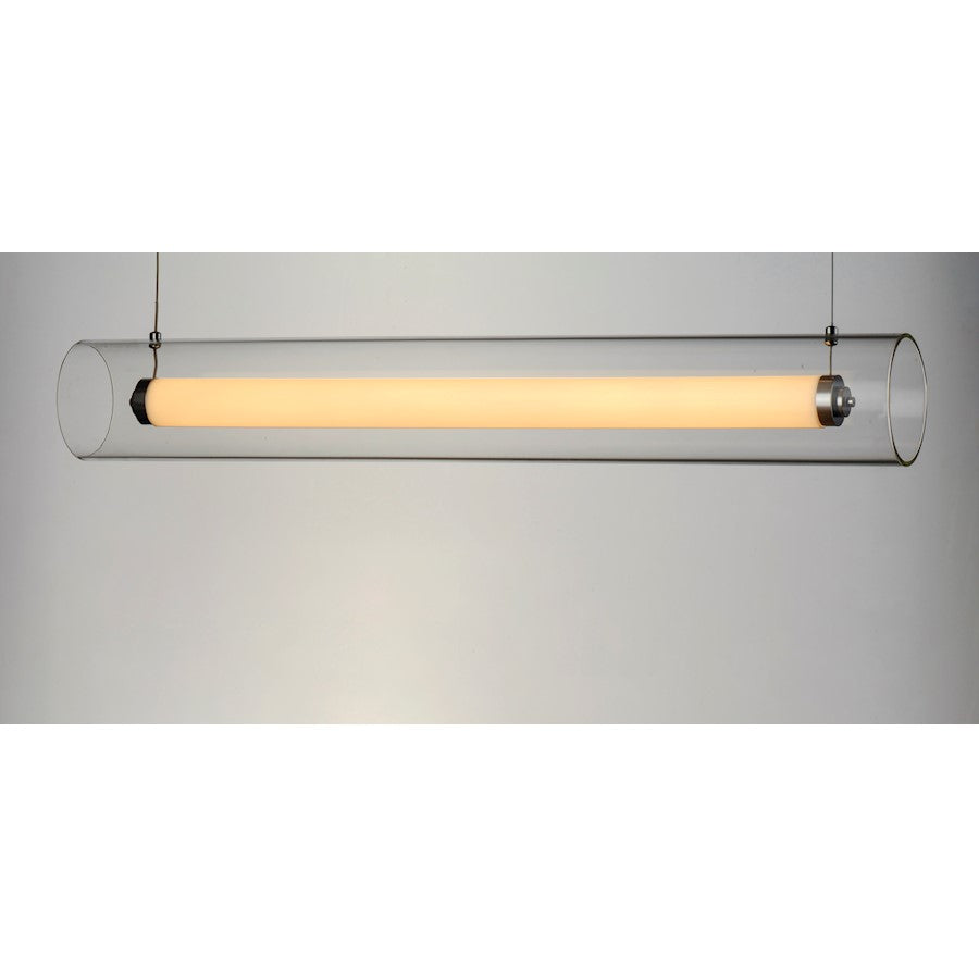 ET2 Lighting Centrum LED 1-Light 24" Linear Pendant in Polished Chrome