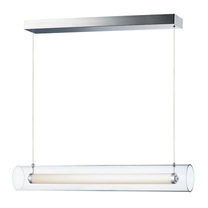 ET2 Lighting Centrum LED 1-Light 35" Linear Pendant in Polished Chrome