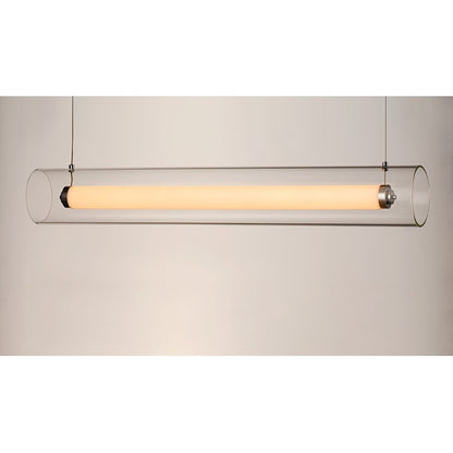 ET2 Lighting Centrum LED 1-Light 35" Linear Pendant in Polished Chrome