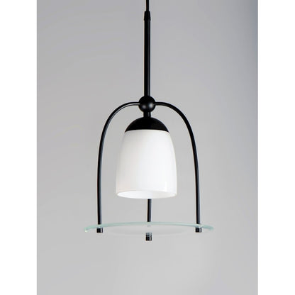 1 Light Pendant, Black