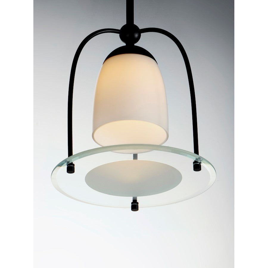 1 Light Pendant, Black