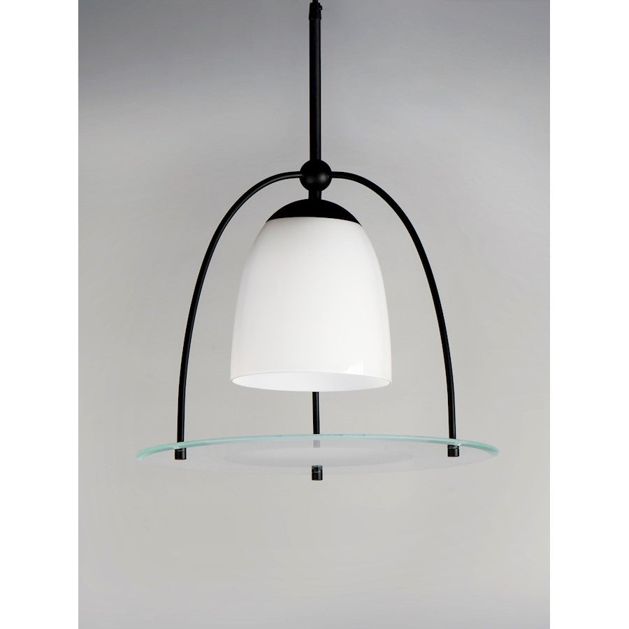 1 Light Pendant, Black