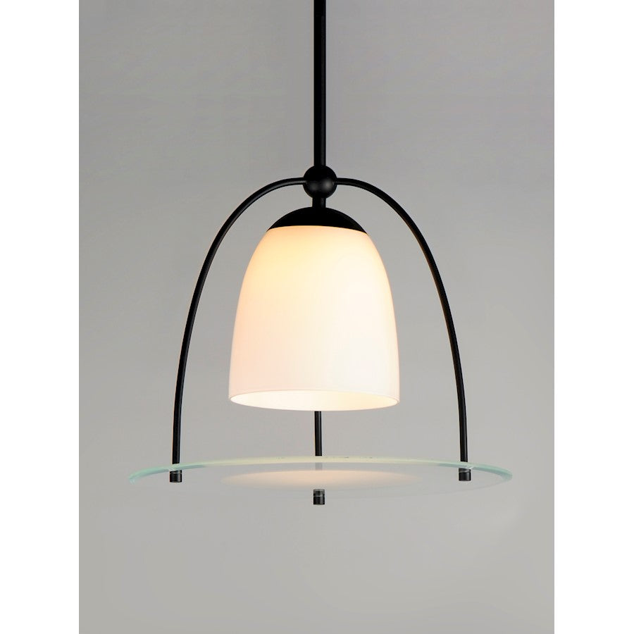 1 Light Pendant, Black
