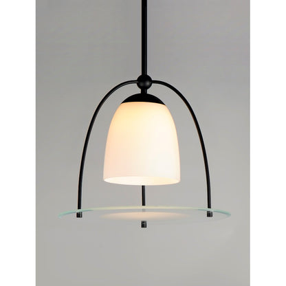 1 Light Pendant, Black