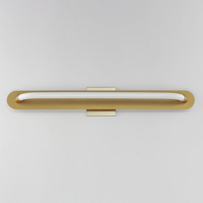 ET2 Lighting Loop 1 Light 30" LED Wall Sconce, Gold/White