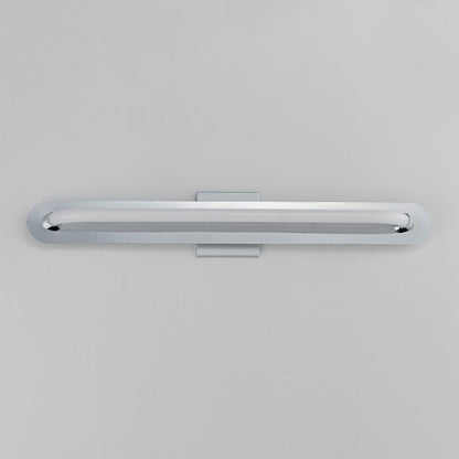 ET2 Lighting Loop 1 Light 30" LED Wall Sconce, Chrome/White