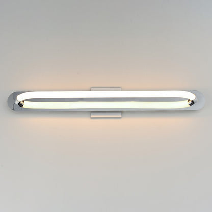 ET2 Lighting Loop 1 Light 30" LED Wall Sconce, Chrome/White