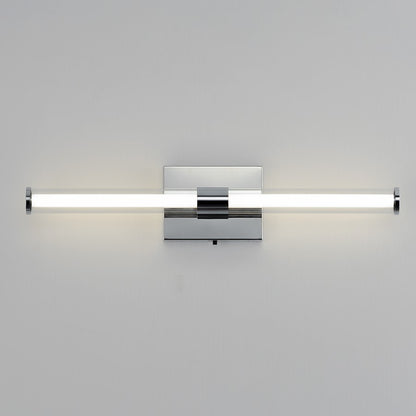 ET2 Lighting Fuse 1Lt 24" LED Bath Vanity/CCT, Chrome/Clear/White