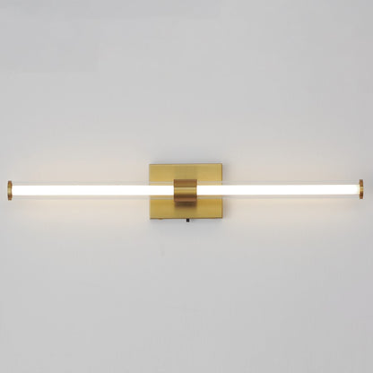 ET2 Lighting Fuse 1Lt 30" LED Bath Vanity/CCT, Brass/Clear/White