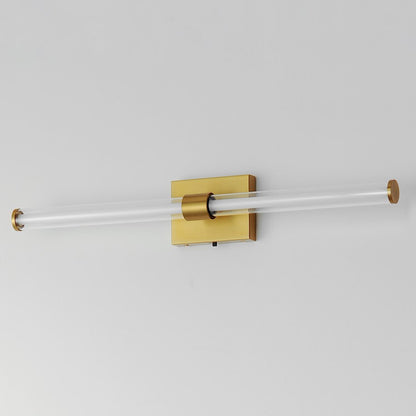 ET2 Lighting Fuse 1Lt 30" LED Bath Vanity/CCT, Brass/Clear/White