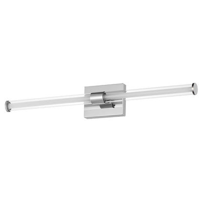ET2 Lighting Fuse 1Lt 30" LED Bath Vanity/CCT, Chrome/Clear/White
