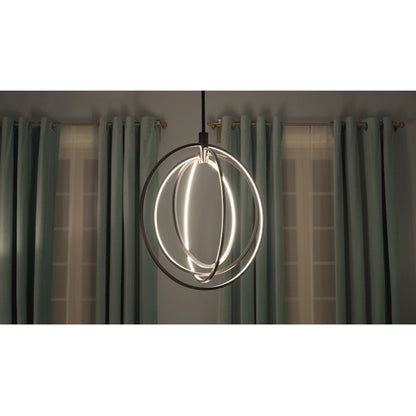 ET2 Concentric LED Pendant, Bronze