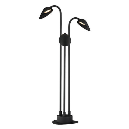 ET2 Lighting Marsh 1 Light 12 24V LED Garden Light, Black