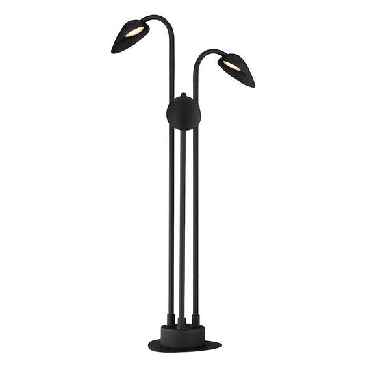 ET2 Lighting Marsh 1 Light 12 24V LED Garden Light, Black