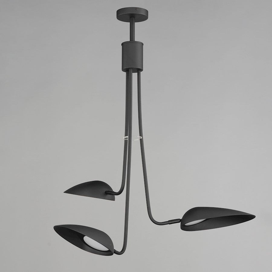 ET2 Lighting Marsh 3 Light LED Pendant, Black