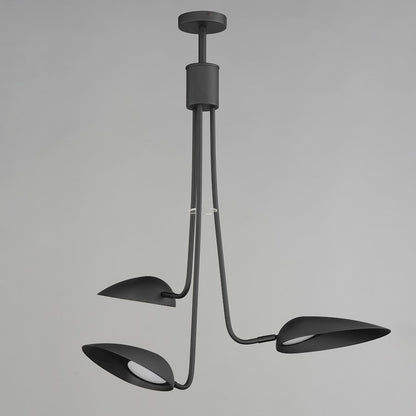 ET2 Lighting Marsh 3 Light LED Pendant, Black