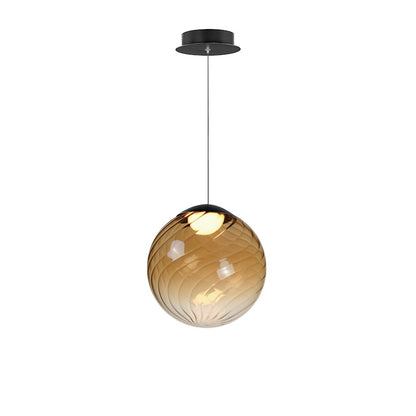 ET2 Lighting Marsh 3 Light LED Semi Flush Mount, Black