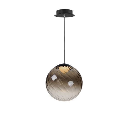 ET2 Lighting Marsh 5 Light LED Pendant, Black
