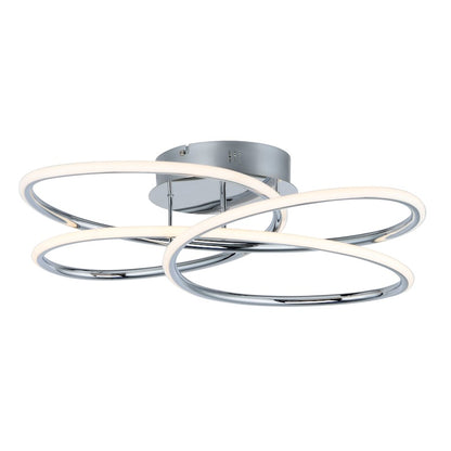 ET2 Lighting Coaster LED Flush Mount, Polished Chrome